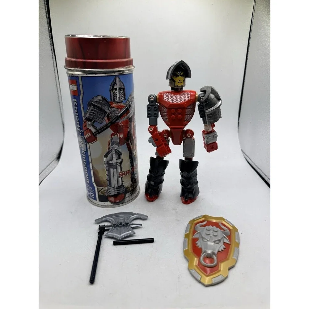 LEGO Knight’s Kingdom Castle Sir Adric 8704 Knight w/ Tin